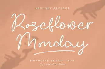 Roseflower Monday font