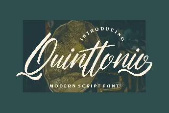 Quinttonio font