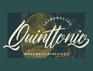 Quinttonio font