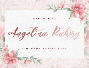 Angelina Rahmy font