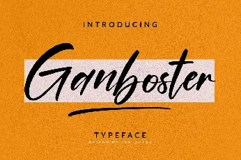 Ganboster (Demo) font