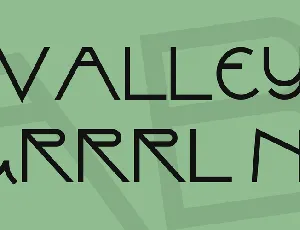 Valley Grrrl NF font