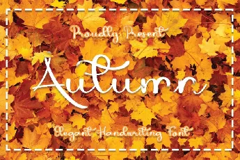 Autumn font