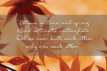 Autumn font