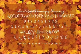 Autumn font