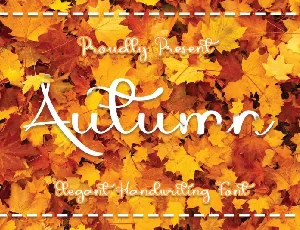 Autumn font