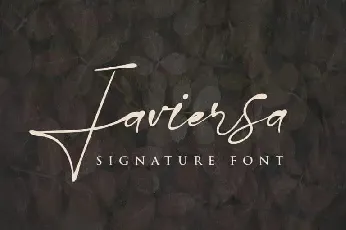 Javiersa Handwritten font