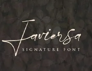 Javiersa Handwritten font