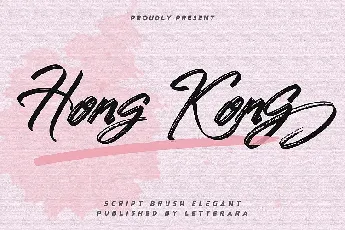 Hong Kong Brush font