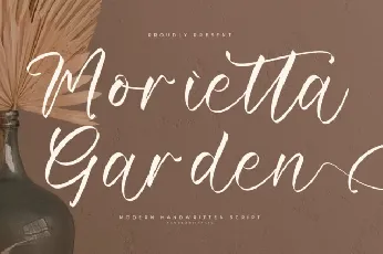 Morietta Garden font