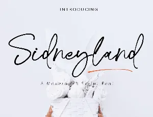 Sidneyland font