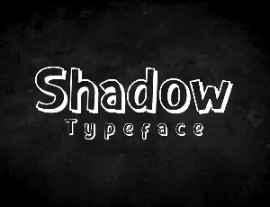 Shadow font