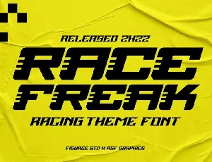 Race Freak font