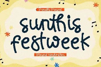 Sunthis Festweek font