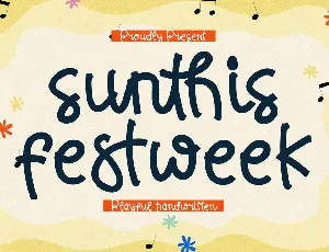 Sunthis Festweek font