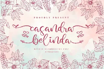 casandra belinda font