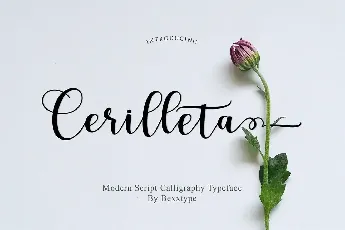 Cerilleta Script font