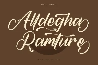 Alldegha Ramture font