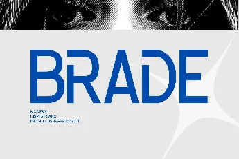 Brade Demo Font