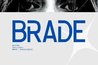 Brade Demo Font