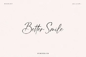 Better Smile font