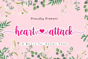 Heart Attack font