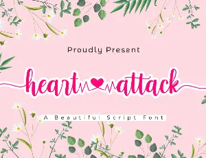 Heart Attack font