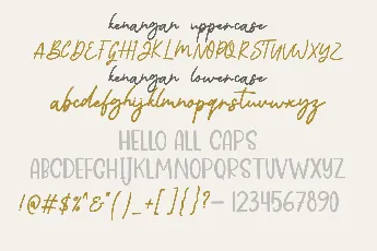 Kenangan font