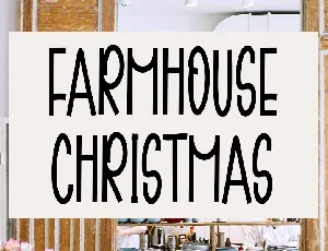 Framhouse Christmas font