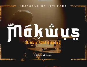 Makwus font