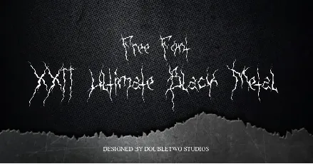 Black Metal font