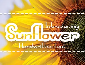 Sunflower font