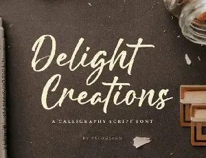 Delight Creations Script font