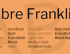 Libre Franklin Family font