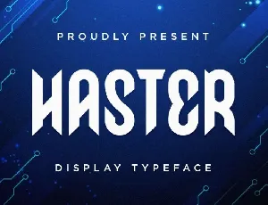 Haster font