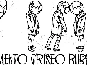 Memento Griseo Ruber font