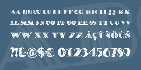 DEGAWS Demo font