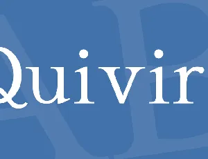 Quivira font