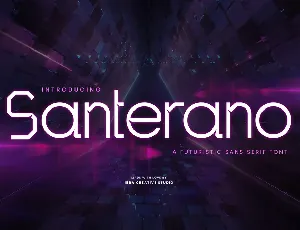 Santerano font