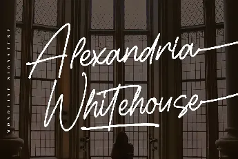 Alexandria Whitehouse font