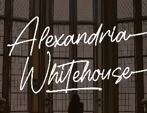 Alexandria Whitehouse font