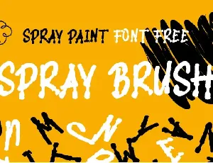 Brush Spray Paint font