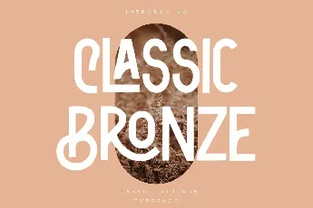 Classic Bronze font