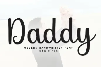 Daddy Script font