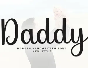 Daddy Script font