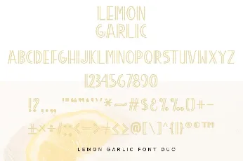 Garlic font