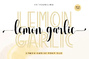 Garlic font