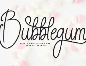 Bubblegum Script font