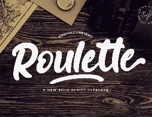 Roulette font