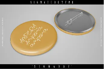 Signaday font